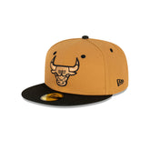 NE Chicago Bulls 59Fifty Wheat Black