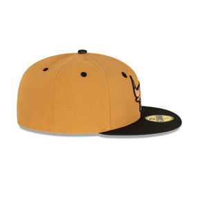 NE Chicago Bulls 59Fifty Wheat Black