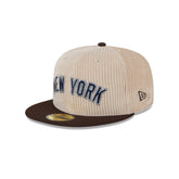 New Era Fall Cord NY Yankees Beige - Khaki