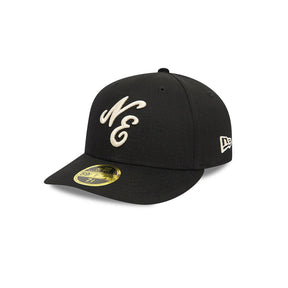 New Era Heritage Script Black Low Profile 59Fifty Fitted