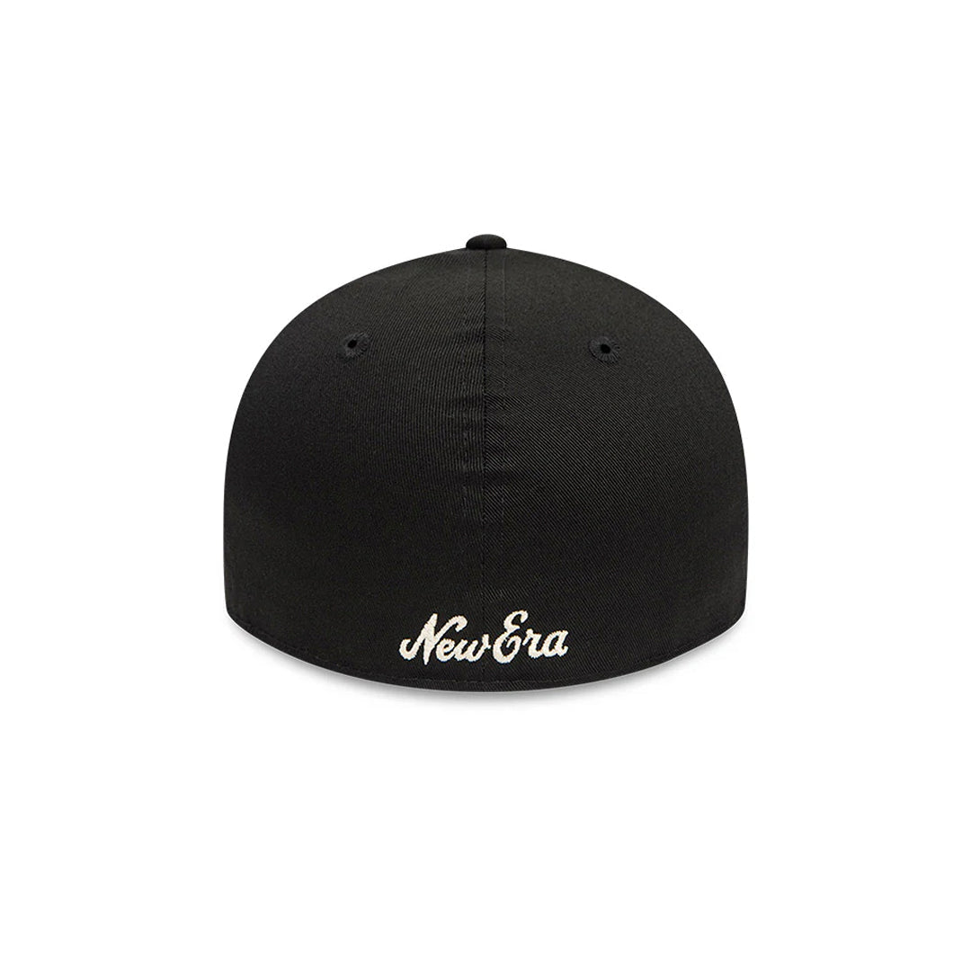 New Era Heritage Script Black Low Profile 59Fifty Fitted