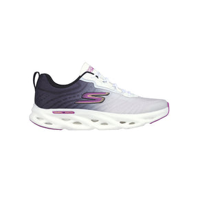 Tenis Mujer Skechers Go Run Swirl tech Speed - Blanco-Negro