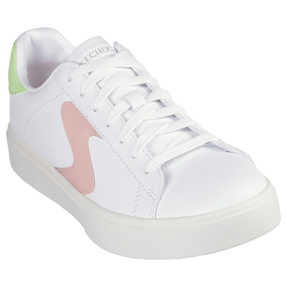 Tenis Mujer Skechers Top Grade - Blanco-Rosado