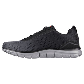 Tenis Hombre Skechers Track Ripkent - Gris-Rojo