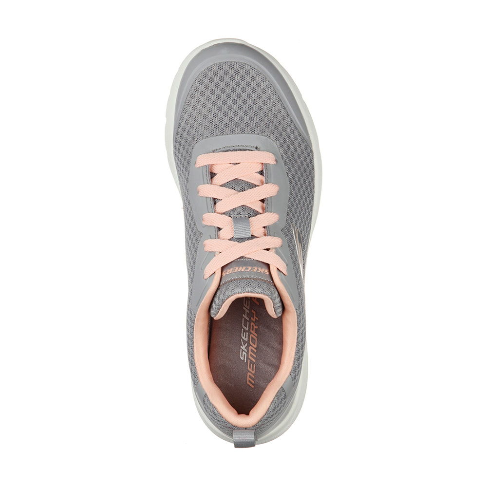 Tenis Mujer Skechers Dynamight 2.0 - Gris-Rosado
