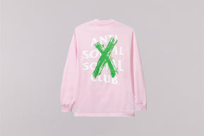 Anti Social Social Club Cancelled  Long-Sleeve Tee 'Pink'