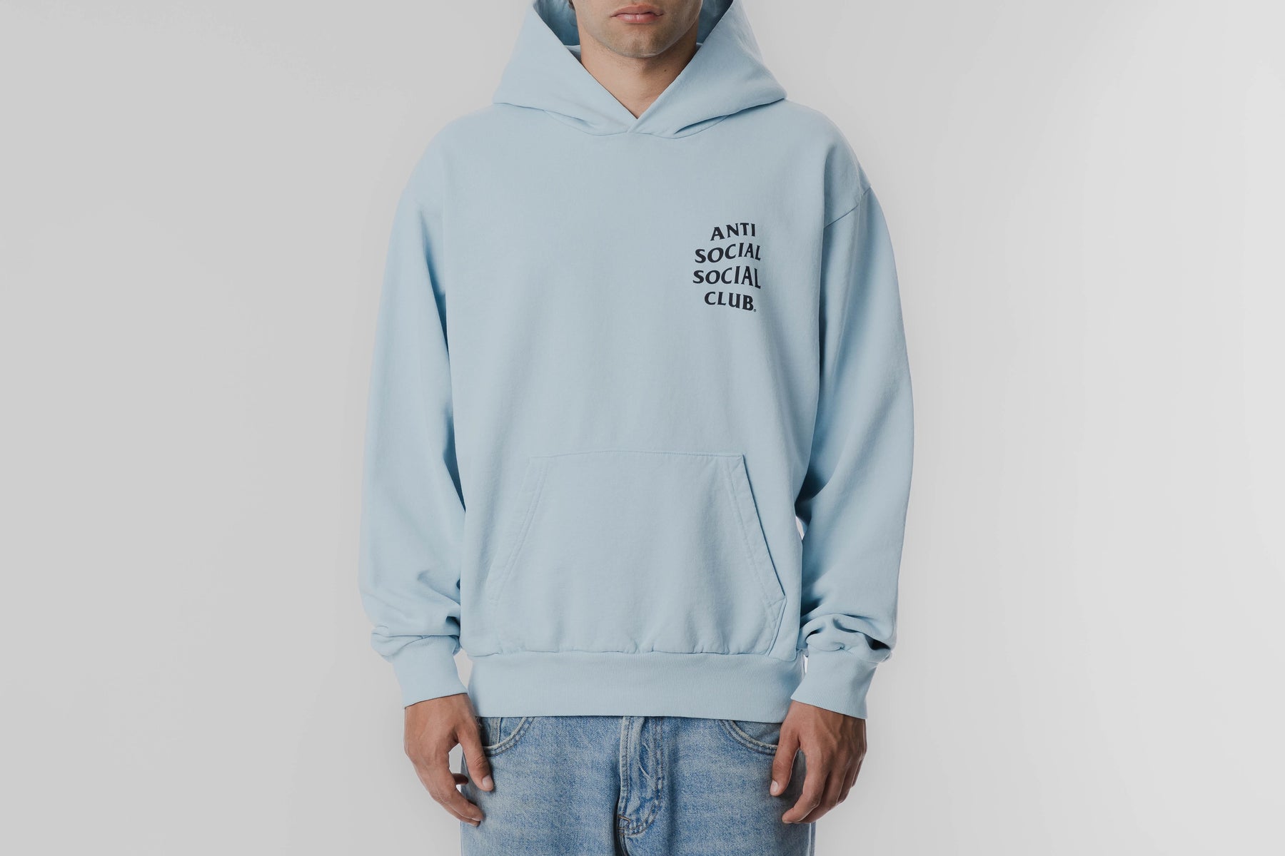 Anti Social Social Club Kkotch Hoodie 'Baby Blue'