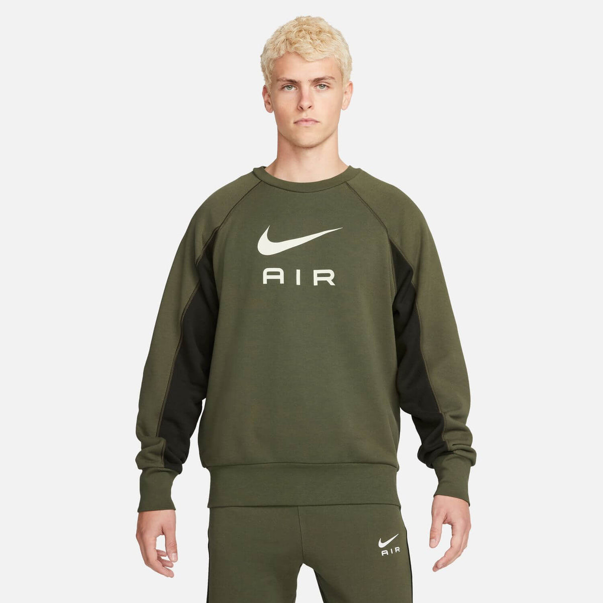 Nike Sportswear Air FT Crew Olive