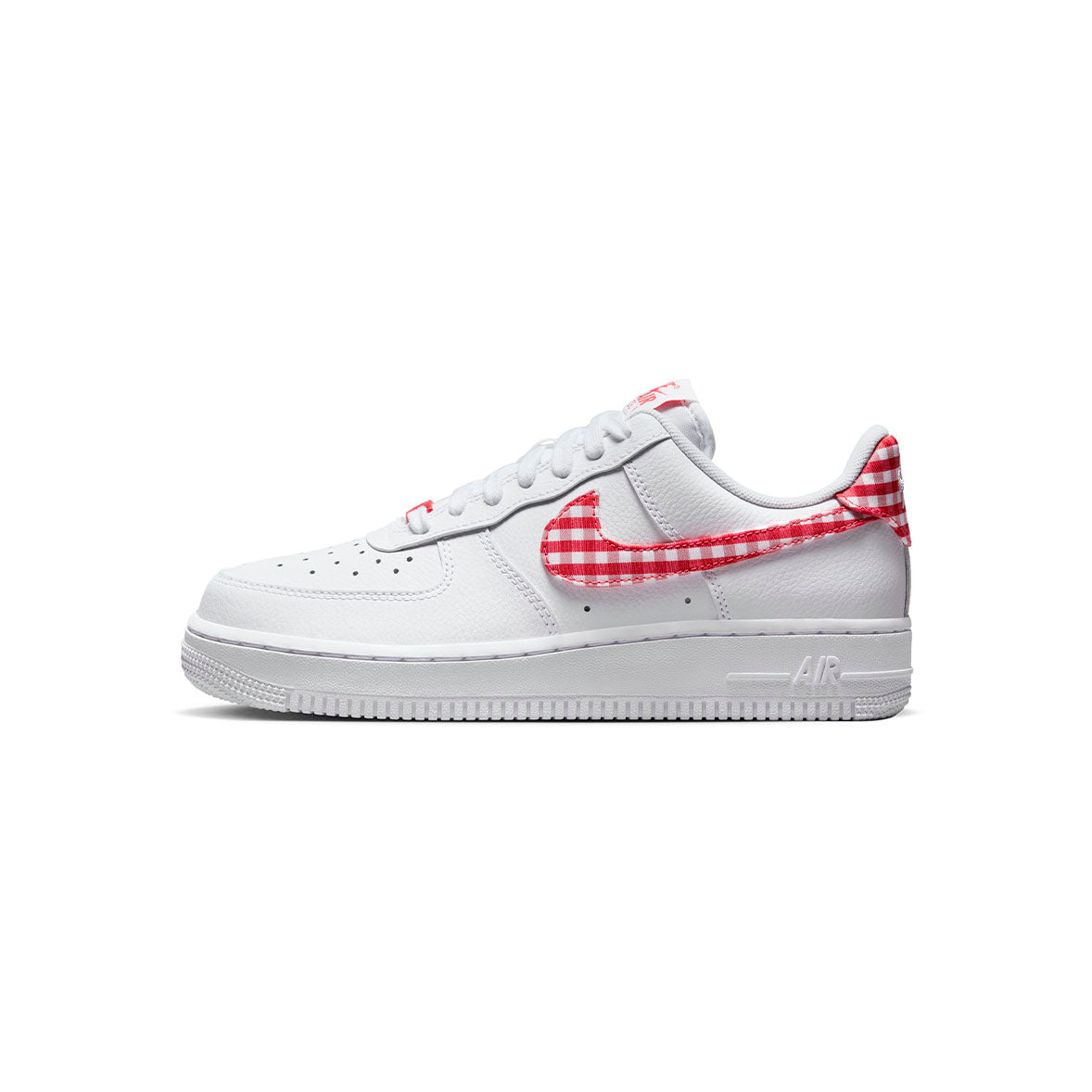 Nike Air Force 1 07 Gingham Plaid Red