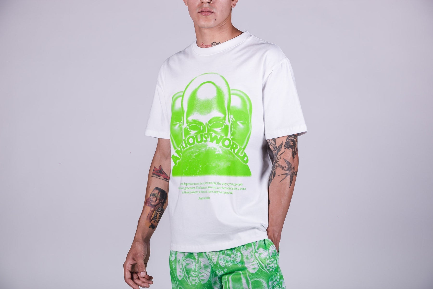 Blueprint Anxious World Green