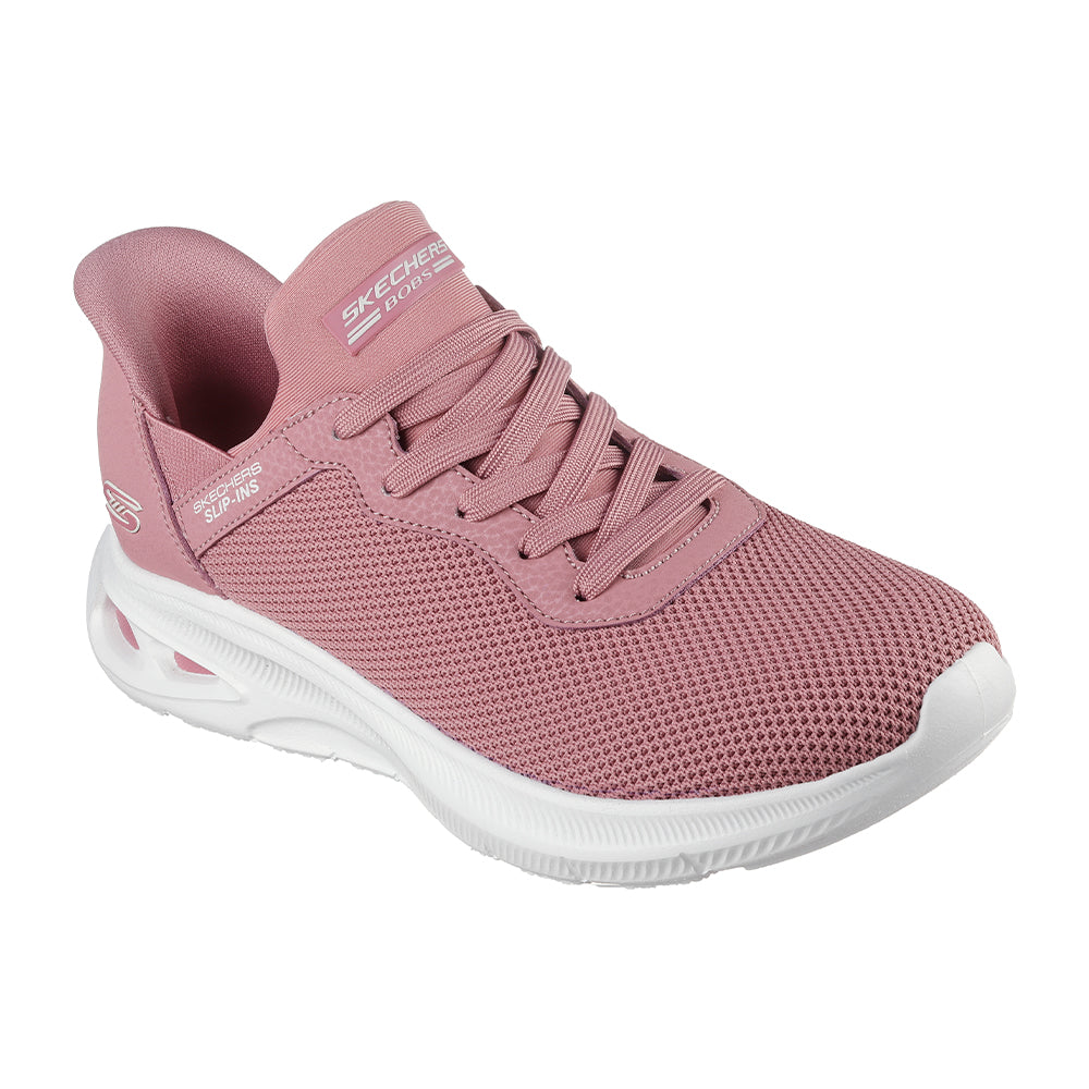 Tenis Mujer Skechers Slip Ins Bobs Sport - Rosado