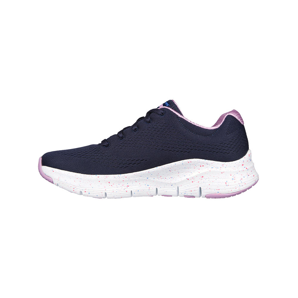 Tenis Mujer Skechers Arch Fit - Freckle Me - Azul-Rosado