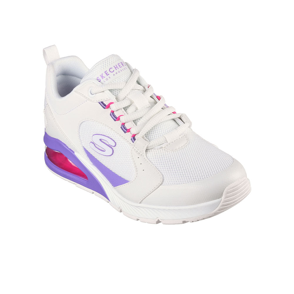Tenis Mujer Skechers Uno 90s - Blanco-Morado