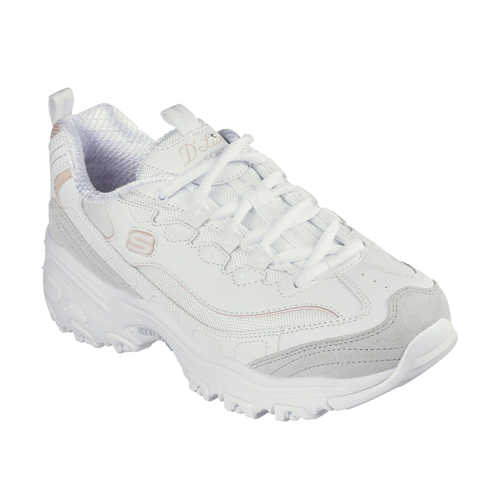 Tenis Mujer Skechers Dlites - Blanco