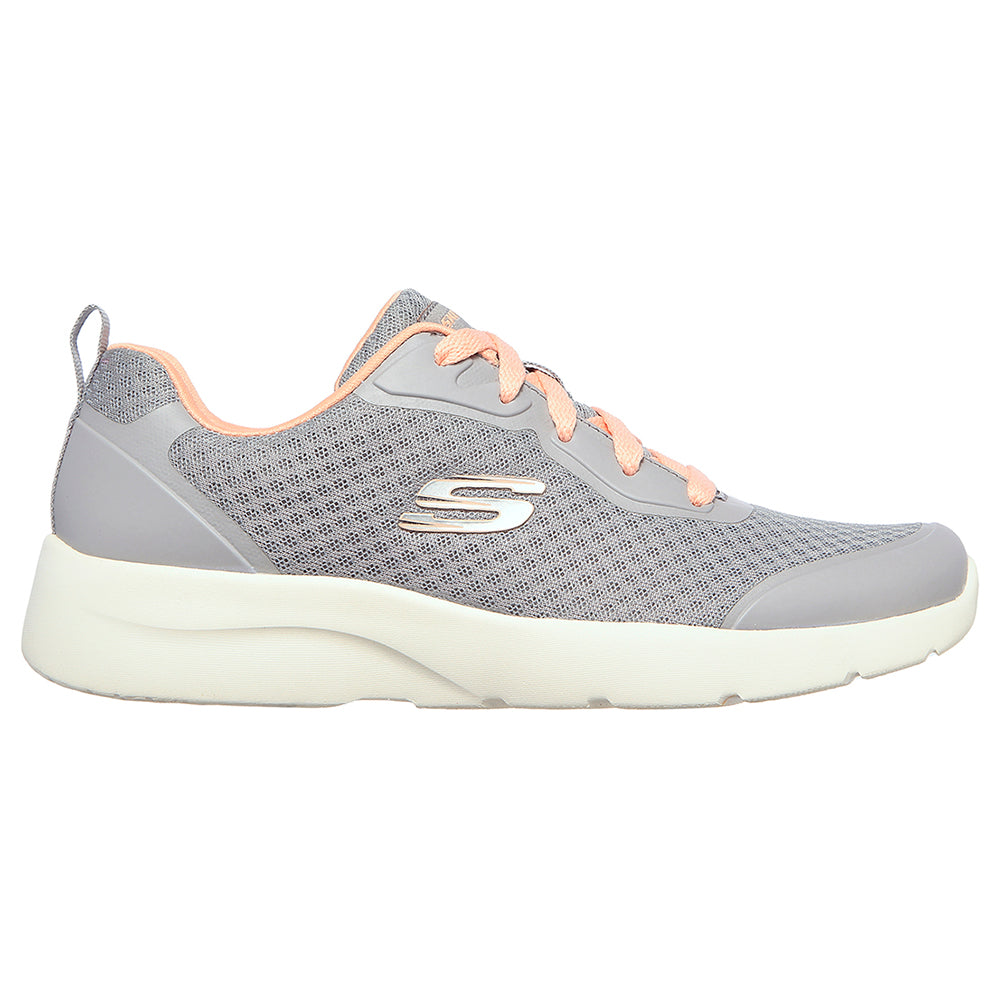 Tenis Mujer Skechers Dynamight 2.0 - Gris-Rosado