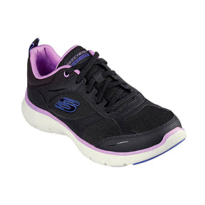 Tenis Mujer Skechers Flex Appeal 5.0 - Negro-Morado