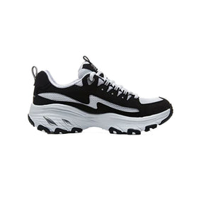 Tenis Mujer Skechers Dlites Arch Fit - Negro-Blanco