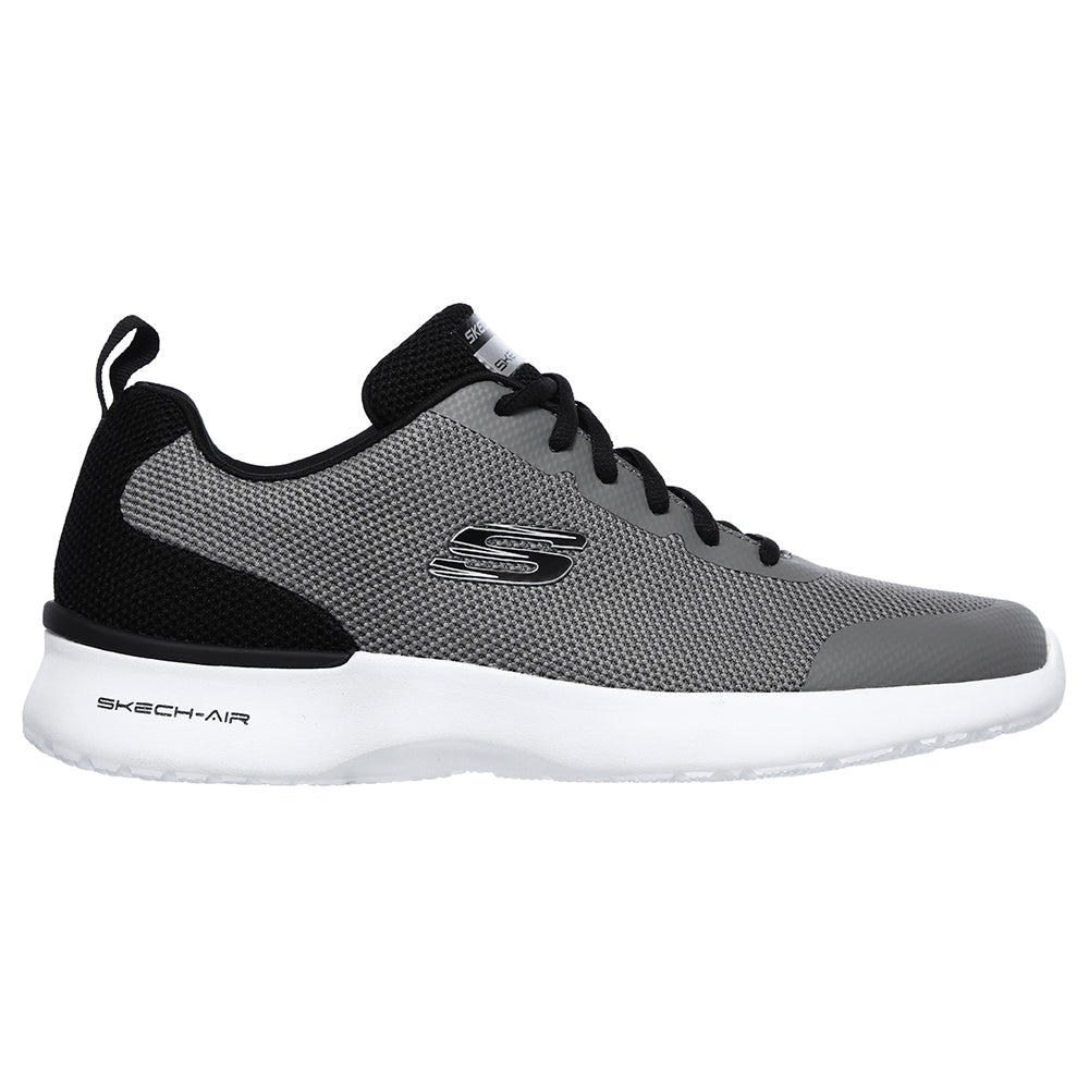 Tenis Hombre Skechers Air Dynamight - Gris - Negro