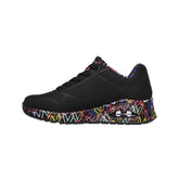 Tenis Mujer Skechers Uno Loving Love - Negro - Multicolor